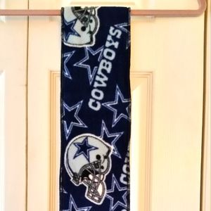 NFL Cowboys Scarf Winter Football Fan Gear Denver Blue Fleece